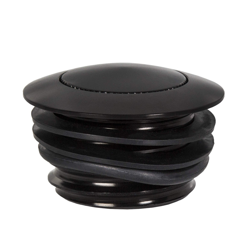ECOTRIC Smooth Dash Fuel Console & Gas Tank Cap Cover Compatible with 2008-2023 Harley Touring Street Road Glide Electra Glide FLHT FLHX Tri Glide Ultra Limited Gloss Black