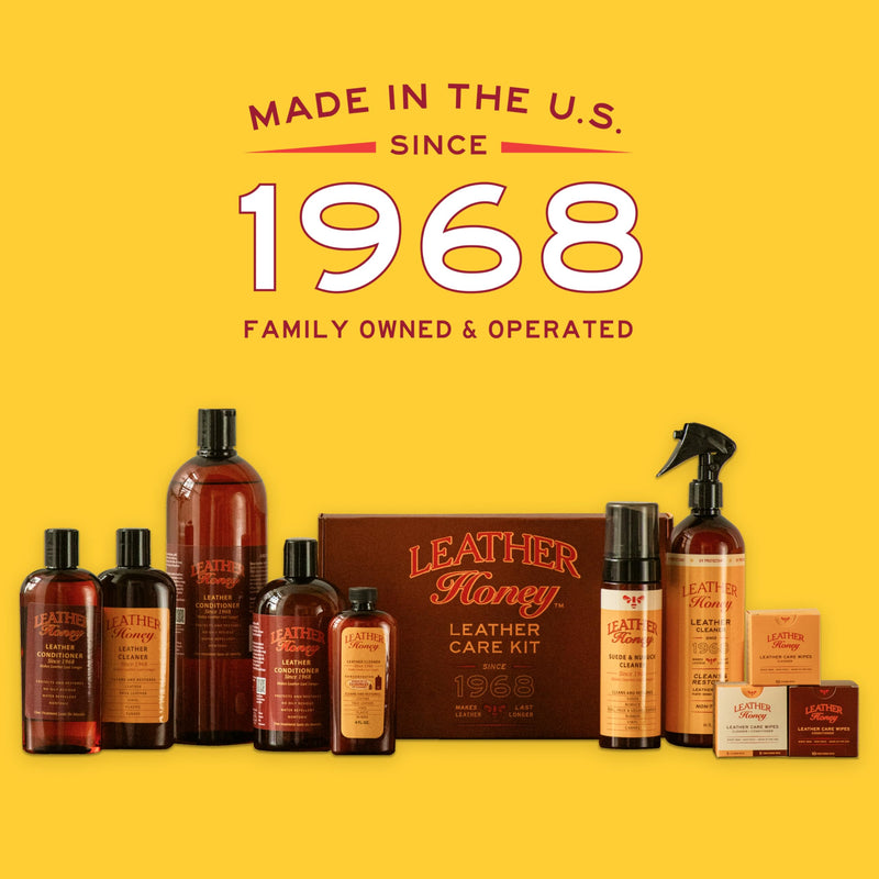 Leather Honey Leather Conditioner, Since 1968. For All Leather Items Including Auto, Furniture, Shoes, Purses and Tack. Non-Toxic and Made in the USA / 8 Fl Oz (Pack of 1) 8 Fl Oz (Pack of 1)