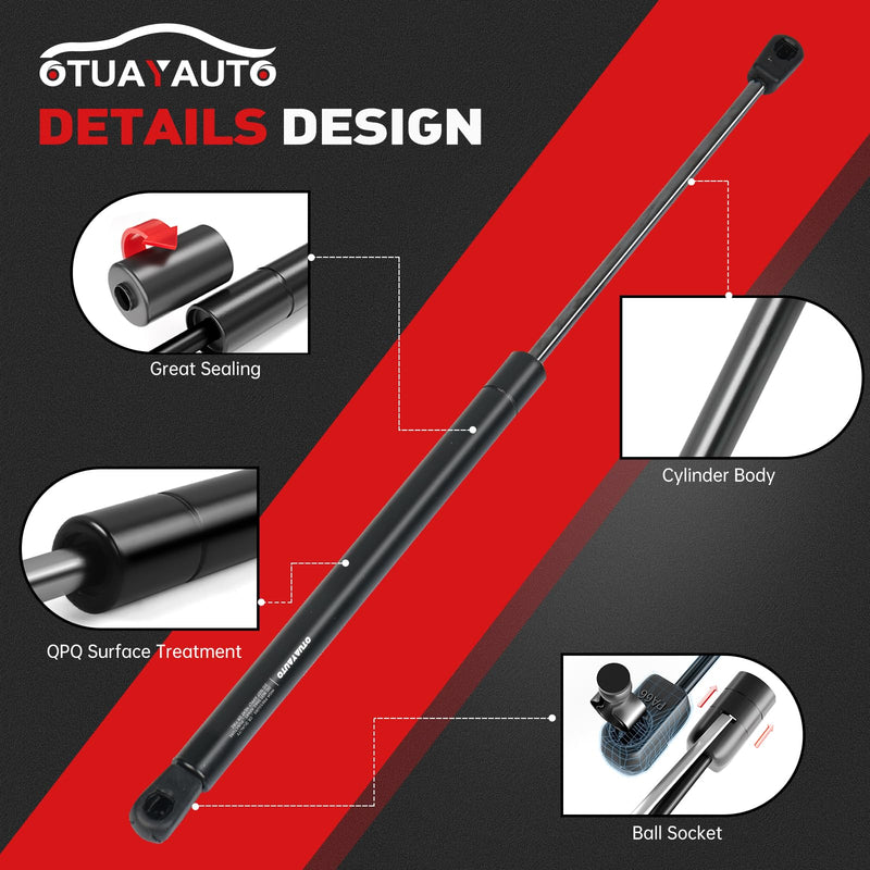 OTUAYAUTO Front Hood Struts - Replacement for 2003-2009 Lexus GX470, Toyota 4Runner Hood Lift Support Shock, OEM # SG329055, 5344039245 (Pack of 2) Replacement for Toyota 4Runner 2003-2009