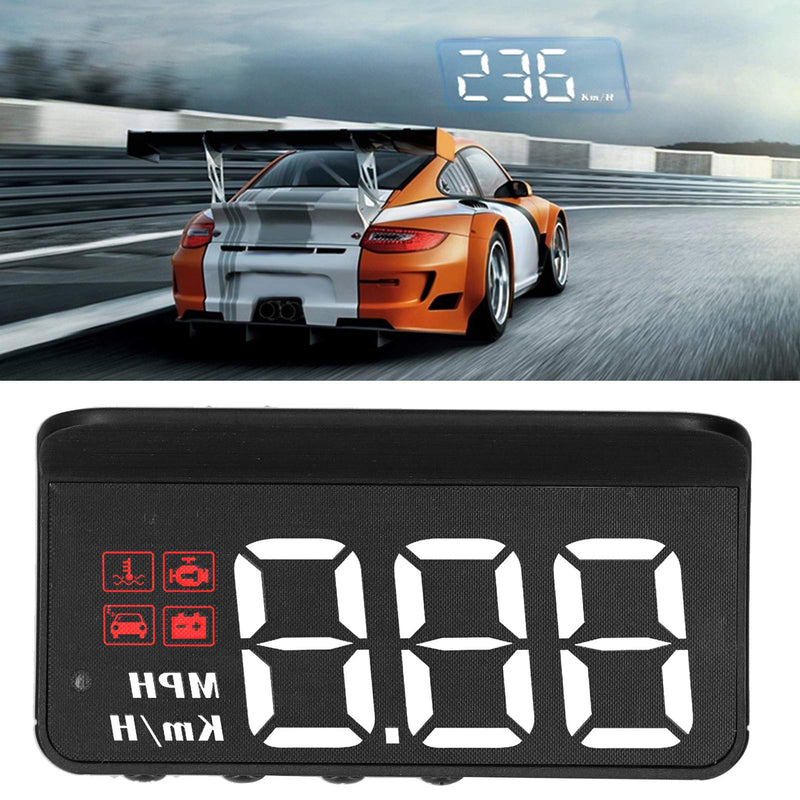 OBD2 HUD Multi Function Gauge with Alarm, Reminder for Speed, Temperature, Voltage