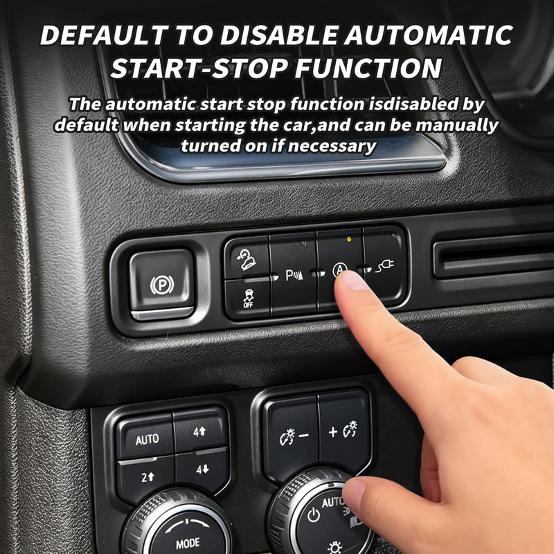 Auto Start Stop Eliminator for GMC 2021-2026 Yukon | 2021-2026 Chevy Tahoe | Suburban Turn Off Idle Engine System Start Stop Disable Plug Play No Error Accessories
