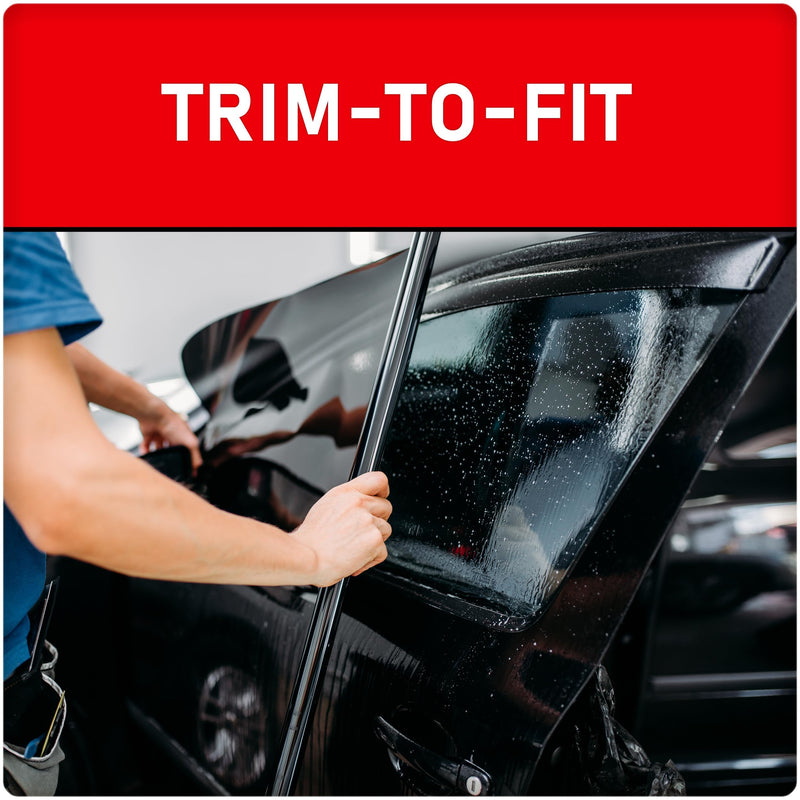 Black Magic Insta-Cling 5% VLT Tinted Window Film, Reusable Car Window Tint — Black 5%