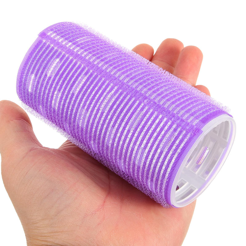  [AUSTRALIA] - jojofuny 4pcs Self-grip Hair Rollers Set for Long Hair Aluminum Heat-conductive Curlers Extended Length in Small Medium Large and Xl Sizes for Overnight Styling