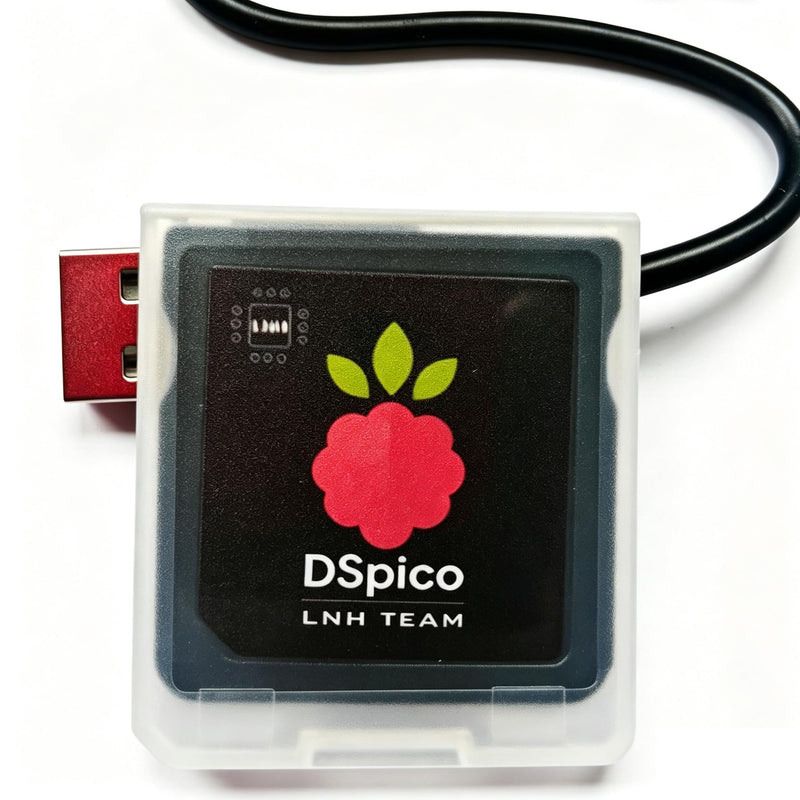 DSPico DS Flash Cart – Injection-Molded Game Card (Not 3D-Printed), RP2040 Open-Source Flashcart with 6MB/s High-Speed Loading, Easy Plug & Play, Precision Fit Won’t Damage Console – Black