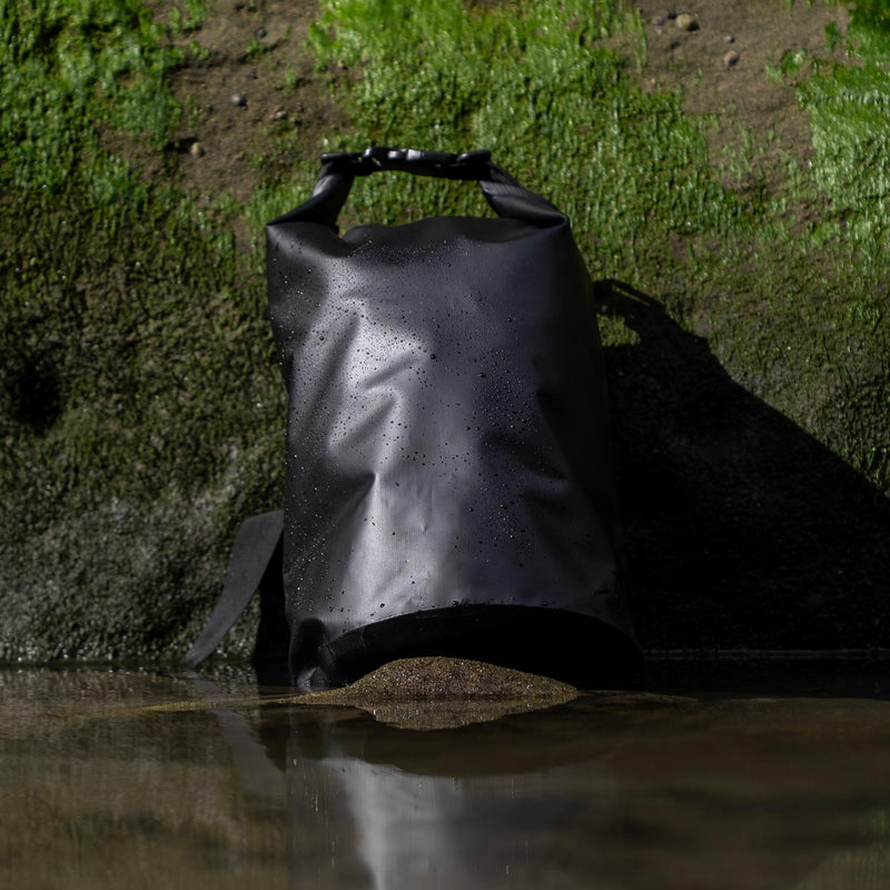 Ho Stevie! Heavy Duty Waterproof Dry Bag - Keeps Your Stuff Dry, on Surf Trips, Camping, or Any Adventure (Black, 20L) Black