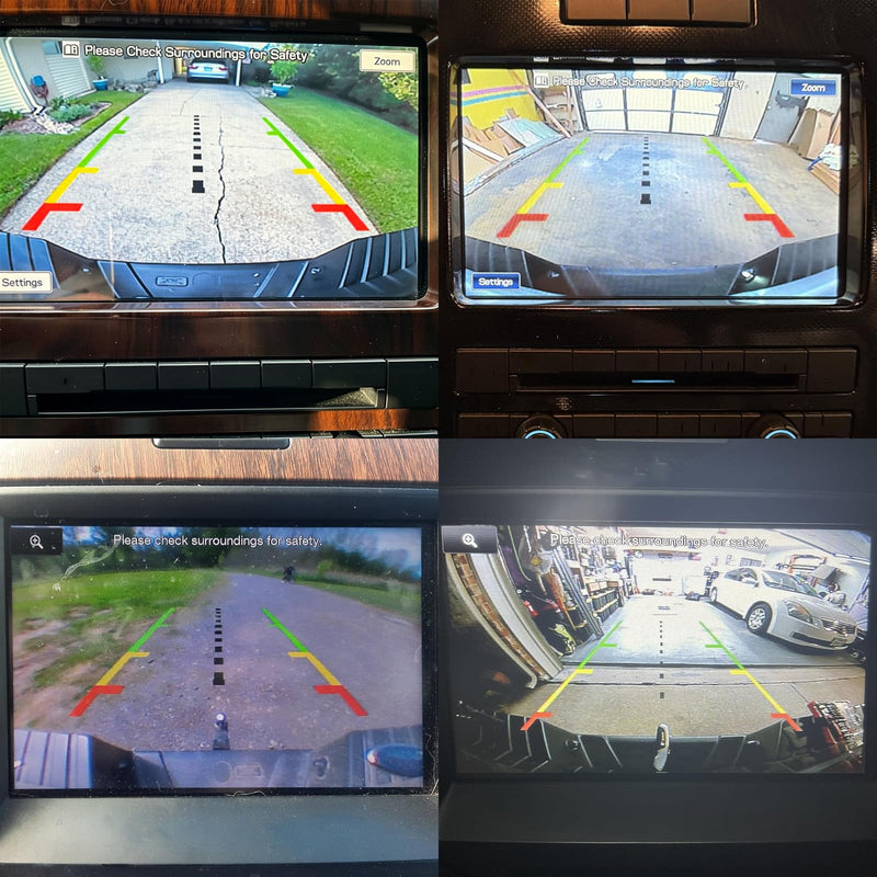 Backup Camera for 2010-2014 Ford F150, 2015-2020 Mustang, 15-19 Lincoln MKC | EL3Z-19G490-D BL3Z-19G490-B EL3T-19G490-AA Rear View Mirror Assist Camera Reverse Camera Replacement CL3Z-19G490-B 592-079
