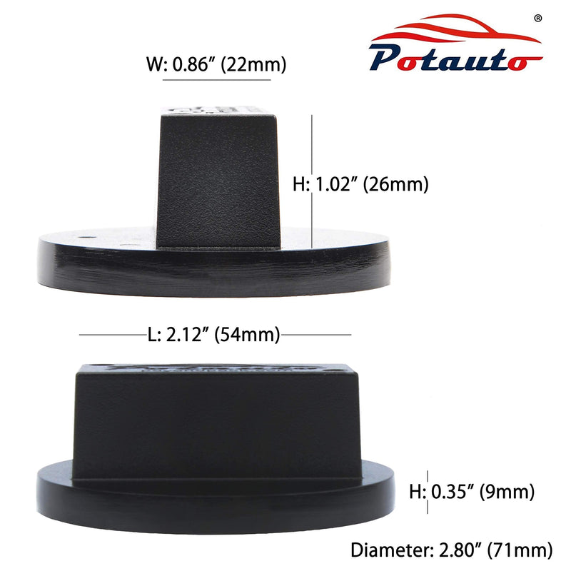 Universal Aluminum Jack Pad Jacking Puck Adapter Support Compatible with Mercedes Benz Vehicles 2000-Present (Qty 1, Black) Jack Pad for Mercedes Benz Aluminum (Black)