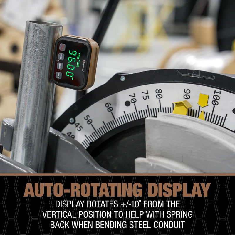 Southwire 66983640 Digital Angle Gauge, Measures 0-90 and 0-180 Degree Ranges, Angle Finder