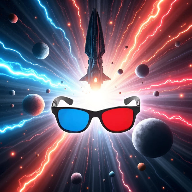 4Pcs Red and Blue 3D Glasses Universal TV Movie Dimensional Video Frame 3D Glasses DVD Game Glass 3D Style Glasses for 3D Movies Games,3D Viewing Glasses,Light Simple Design,Accessories