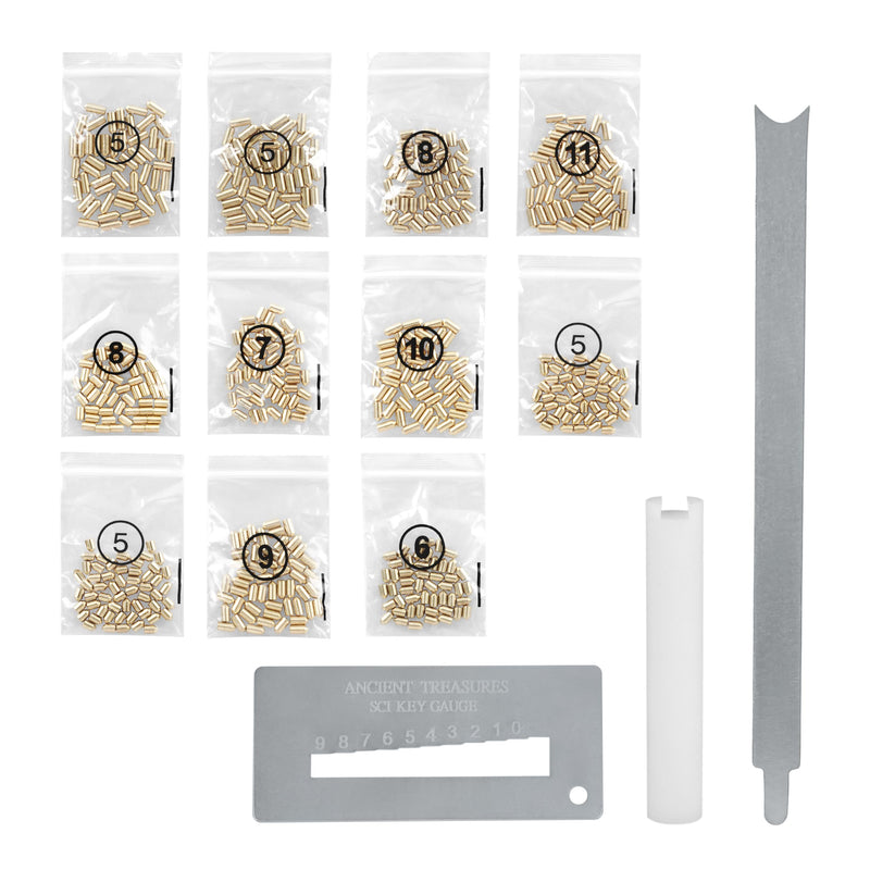 SC1/SC4 Keyway Re-Key Kit for Schlage Rekeying Kit with 50 Bottom Pins #0 to #9, Top Pins, Guage, Follower