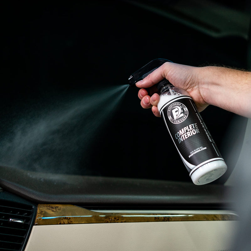 ExoForma Complete Interior - Multipurpose Car Interior Cleaner & Protectant From UV - Car Cleaning Supplies - Matte Finish & Fresh Linen Scent, 16 oz 16 Fl Oz (Pack of 1)