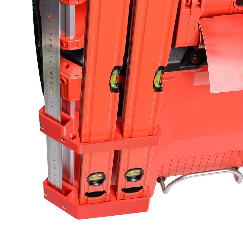 SWER Dual Level & Ruler Holder Compatible with Milwaukee PACKOUT, Tool Holder for PACKOUT Accessories
