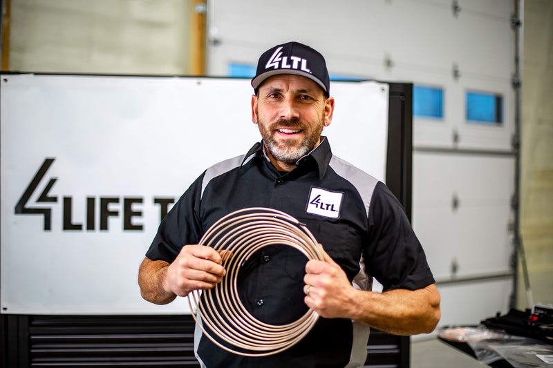 4LIFETIMELINES Superior Non-Magnetic True Copper-Nickel Brake Line Tubing Coil – Durable & Rust-Resistant 3/16" x 25' (.028" Wall Thickness) – Premium Quality for Enhanced Vehicle Safety & Performance