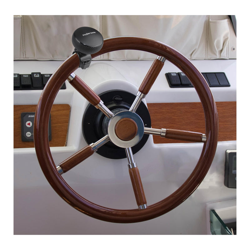 Hypersonic Steering Wheel Knob - Durable Black Suicide Knob Large Steering Wheel Ball Bearings, Making Steering Effortless and Smooth