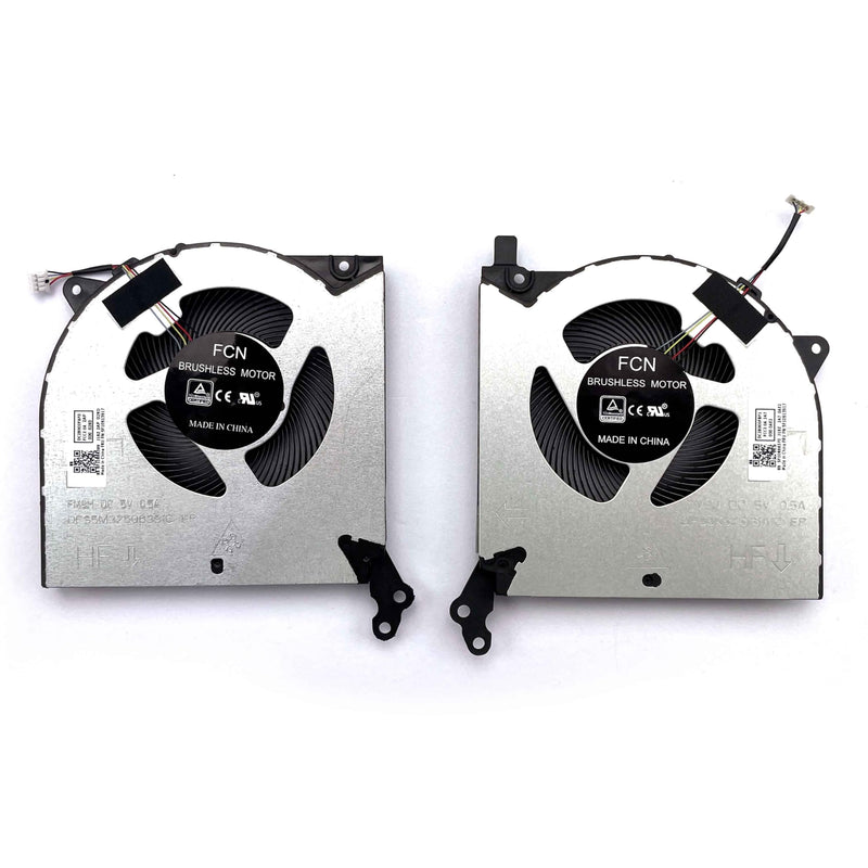 BestParts New Genuine CPU+GPU Cooling Fan Replacement for Lenovo Legion 5-15IMH05 (Type: 82AU), for Legion 5-15IMH05H (Type: 81Y6), P/N: 5F10S13917 5F10S13914, 5v Fan