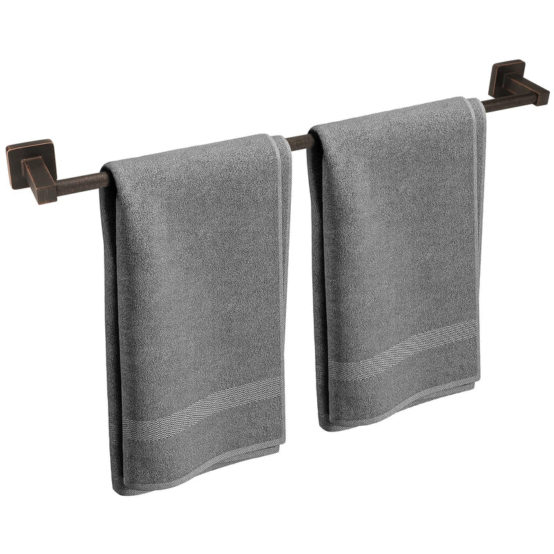 Antique Bathroom 24 Inch Towel Bar Oil Rubbed Bronze,Towel Racks for Bathroom Wall Mounted,Bathroom Towel Holder Brushed Bronze,Towel Rod