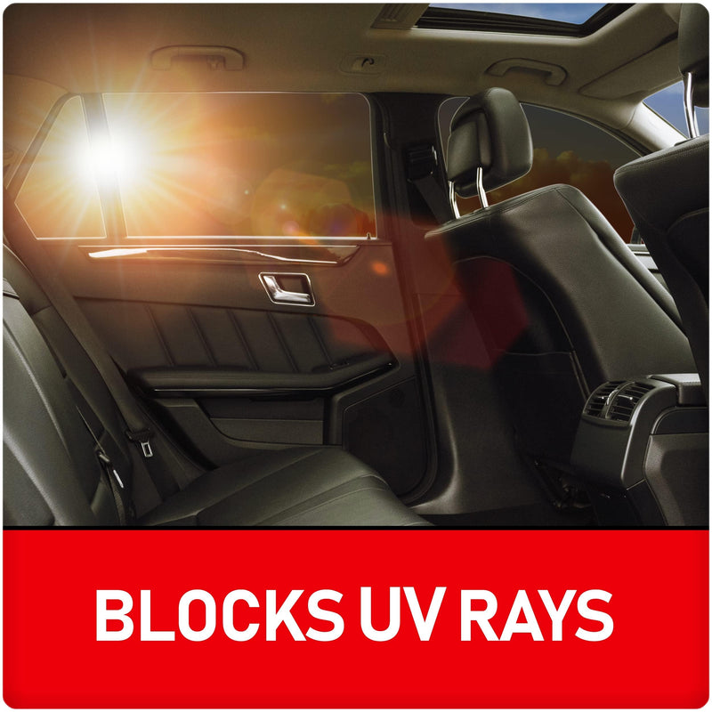 Black Magic Insta-Cling 5% VLT Tinted Window Film, Reusable Car Window Tint — Black 5%
