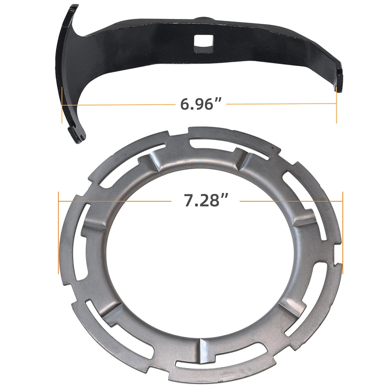  [AUSTRALIA] - Fuel Tank Lock Ring Tool Fuel Pump Senders Removal Install Tools Compatible with Ford Chrysler Dodge Chevy Replacement for BMW Benz Volvo Jeep Equivalent OEM 6599
