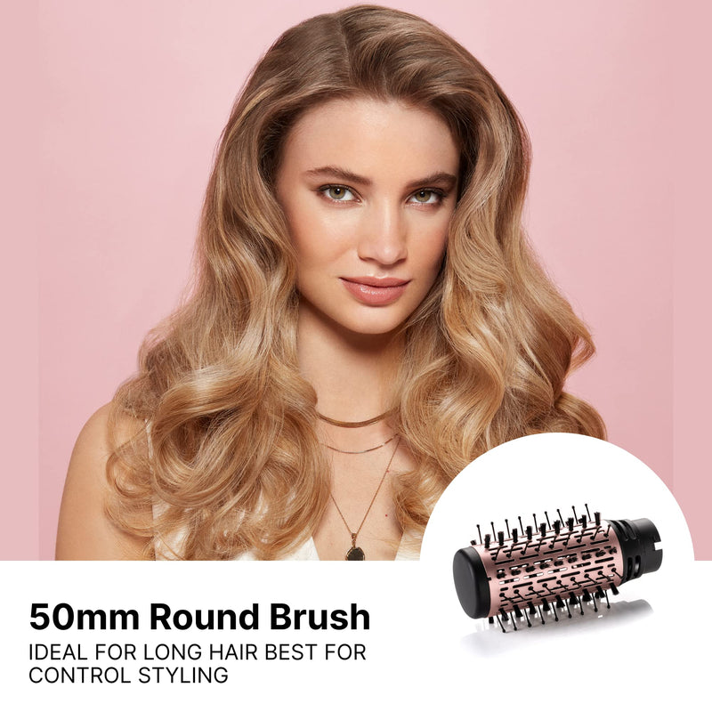 Bellissima 6-in-1 Hot Air Styler & Volumiser Hair Dryer Brush | Ionic, Ceramic & Keratin Technology, 1000W, 2 Heat/Speed Settings, Smooth, Frizz-Free Volume, All Hair Types 6 in 1 Hot Air Brush