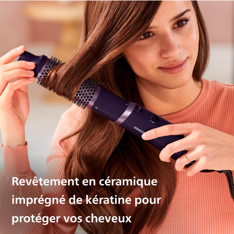 Philips 3000 Series BHA305/00 Ceramic and Keratin Coating Ceramic Ionic Function Fan Brush 3 Accessories 3000 Series Air Styler with 3 Accessories