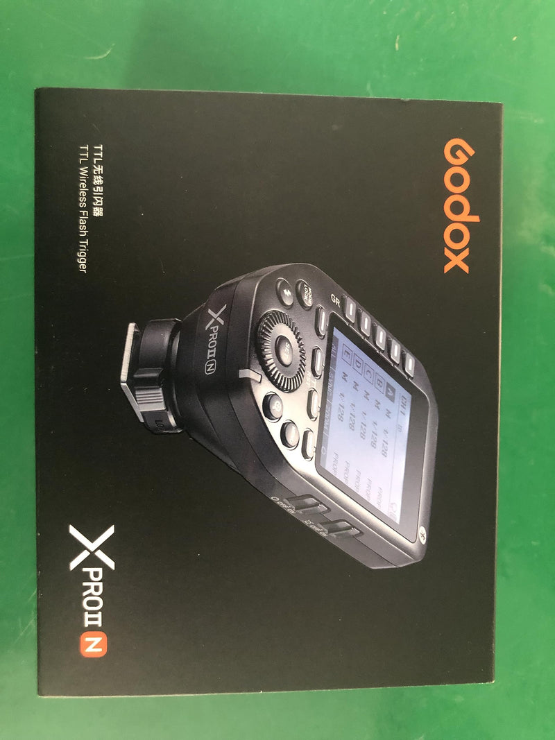 Godox XProII-N Wireless Flash Trigger for Nikon Cameras, 2.4G TTL Wireless Flash Transmitter HSS 1/8000s, TCM Transform Function, Bluetooth Connection, New Hotshoe Locking, Large LCD Display