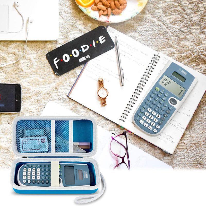 Case for Little Tikes for Story Dream Machine and Case for Texas Instruments TI-30XS for MultiView Scientific Calculator Blue (Cases Only)