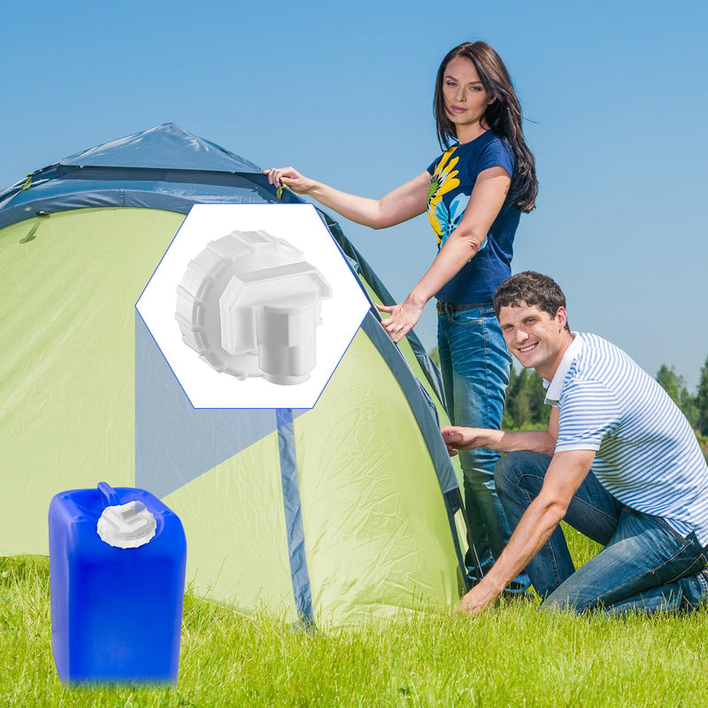 Blulu 2 Pack 5 Gallon Water Jug Spigot Replacement Faucet Assy Compatible with Coleman 5 Gallon Faucet Assy Camping, Tailgating, Parties, Emergencies