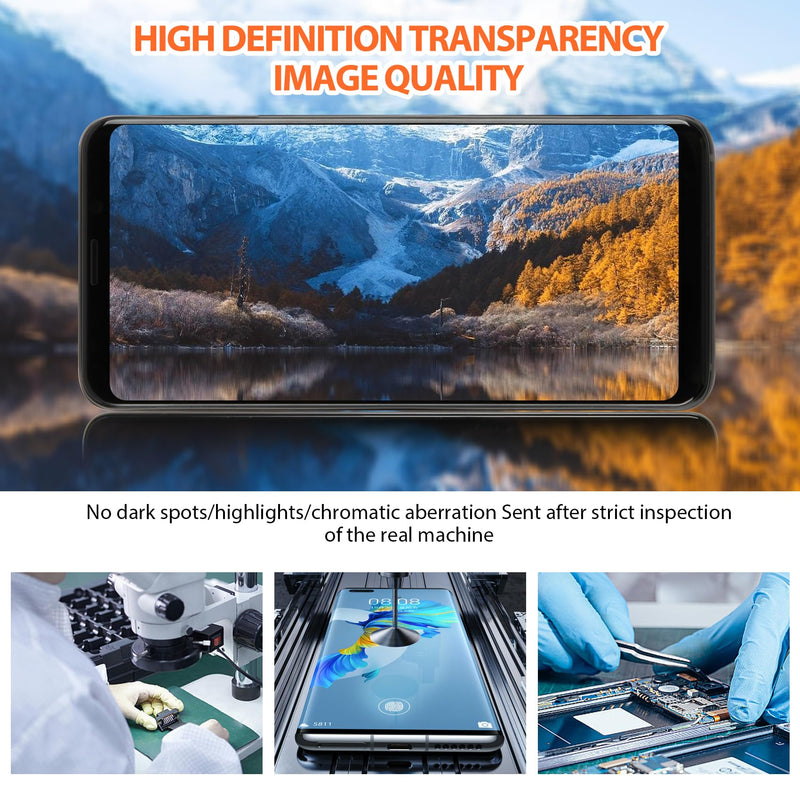 [For S9, NO Fingerprint] Screen Replacement for Samsung Galaxy S9 with Frame, 5.8" G960U G960F Incell LCD Digitizer Touch Screen Assembly Full Repair Tool Kit (IMPORTANT: Fingerprint ID Not Supported)