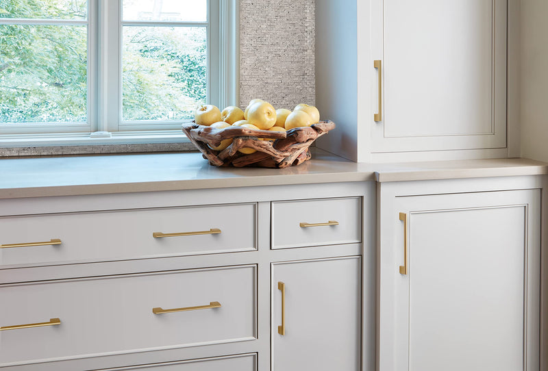 Amerock | Cabinet Pull | Champagne Bronze | 6-5/16 in (160 mm) Center-to-Center Drawer Pull | Riva | Kitchen and Bath Hardware | Furniture Hardware (Pack of 2) 6-5/16 inch (160mm) Center-to-Center (Pack of 2)
