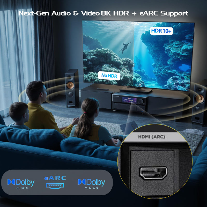 3 FT HDMI Cable 10-Pack, High Speed HDMI Cord 48Gbps, Shielded 8K HDMI Cord Multipack 4K@120Hz/144Hz, 8K@60Hz, eARC, HDCP2.3/2.2, HDR10+ for Computer,TV, Monitor, Switch, KVM, Soundbar 3FT Grey