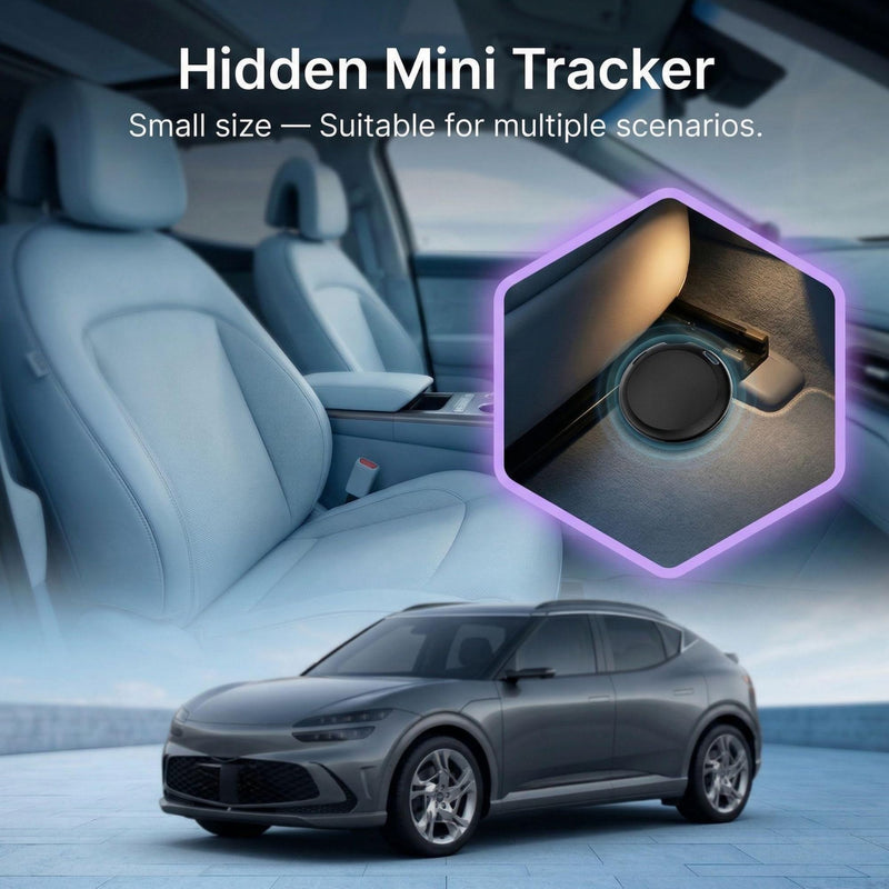 2 Pack GPS Tracker for Vehicles No Subscription Car Tracker Find My | iOS Only Bluetooth Locator with Global Tracking Loud Alarm Replaceable Battery for Cars Bikes Pets Luggage No SIM Required