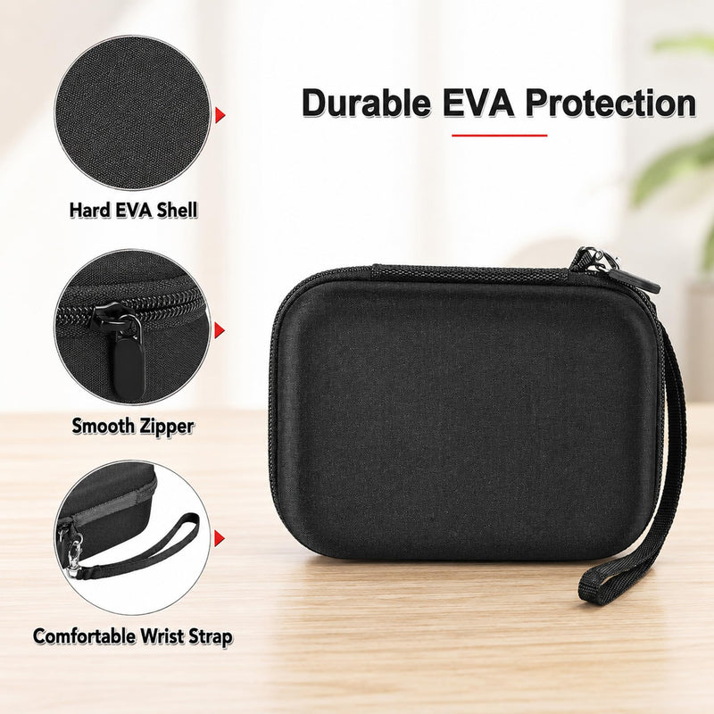 USB Flash Drive Case, Memory Card Organizer Storage Bag for USB Drives SD SDHC SDXC Cards and Electronic Accessories, Portable Protective Holder,Black