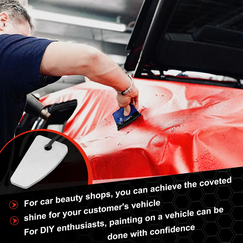  [AUSTRALIA] - Carbide Scrapper Denibbing Blade &Shark Blade Denibbing Tool &Paint Run Removal Tool, File for Car Paint Repai Without Respraying, Avoid Having to Rework Indefinitely Replacement for mirka Shark Blade