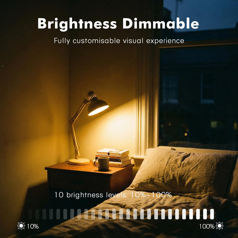Rechargeable Battery Operated Light Bulbs, E26 Socket (Magnetic Detachable) Light Bulb for Lamps with Remote Control Dimmable＆Timer, Puck Emergency Lamp for Non-Hardwired Wall Sconce (Pack of 4) 4 Pack