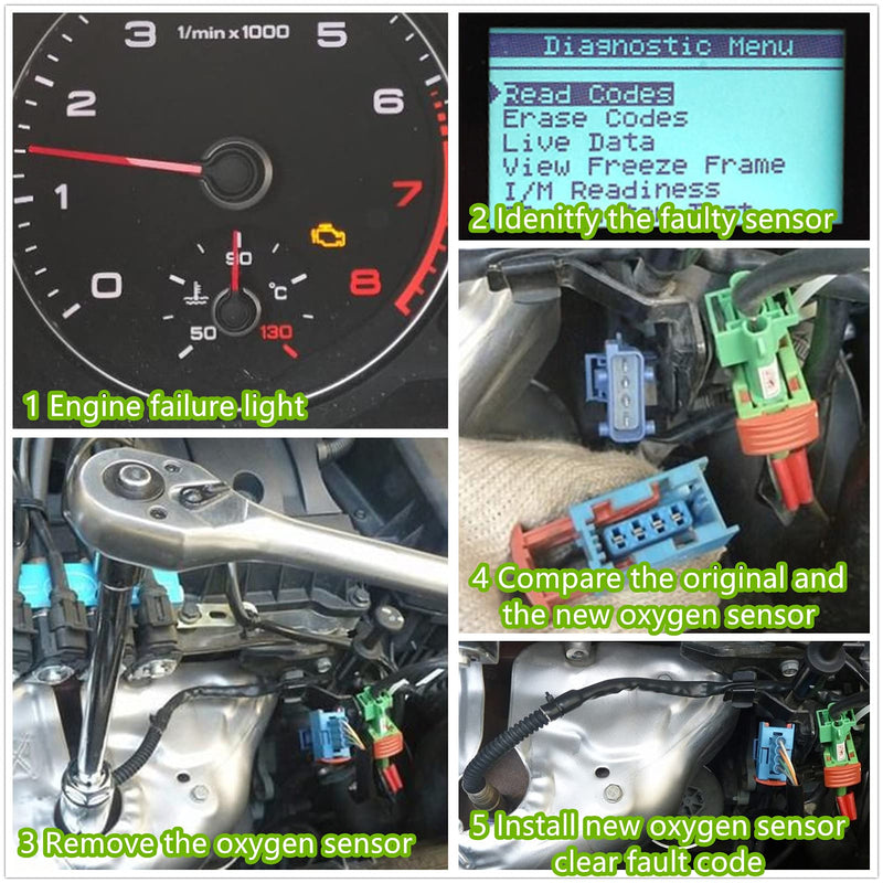 234-4368 O2 Oxygen Sensor Air Fuel Ratio Downstream Compatible with Accord 3.0 V6 03-07 Odyssey 3.5L V6 05-10 Pilot 03-08 Ridgeline 06-08 S2000 MDX RL TL 1Pcs