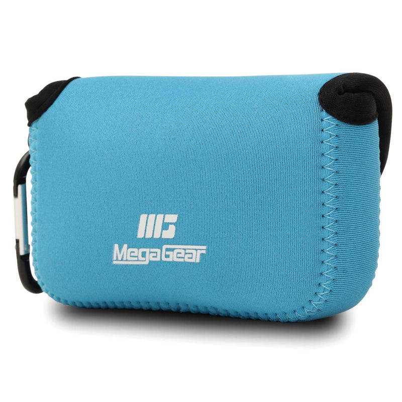 MegaGear Ultra Light Neoprene Camera Case Compatible with Olympus Tough TG-6, TG-5, TG-4, Sony Cyber-Shot DSC-RX100 VI, DSC-RX100 V, DSC-RX100 IV - Blue