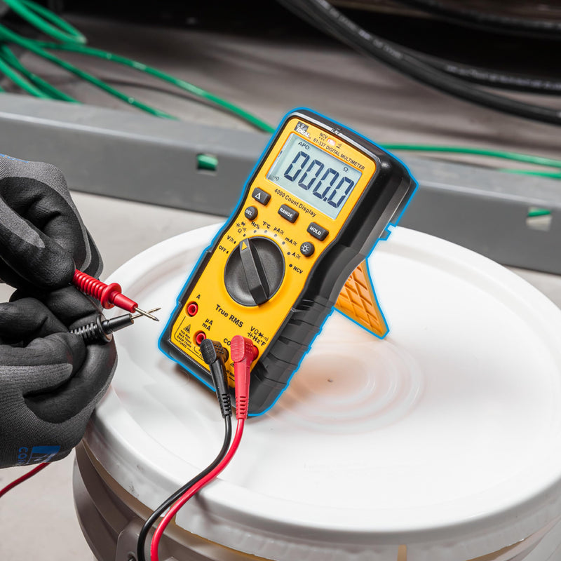 Ideal Electrical 61-337 Auto Range Digital Multimeter with NCVT and Temperature, 600V, CAT III