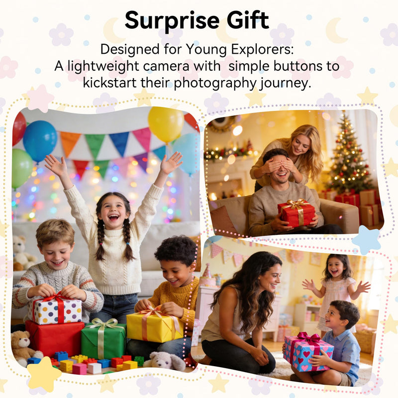 Mini Keychain Digital Camera:2K Digital Mini Camera with 16GB Card,Vintage Keychain Video Camera, 1" HD LCD Display, 400mAh Battery Portable Small Cameras with Elegant Gift Box Retro Monster