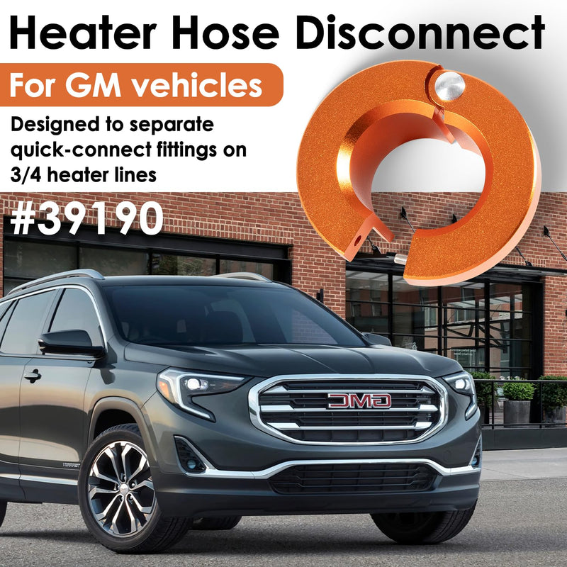 39190 Heater Hose Quick Disconnect Tool Fit for GM Vehicles 3/4'' Heater Lines