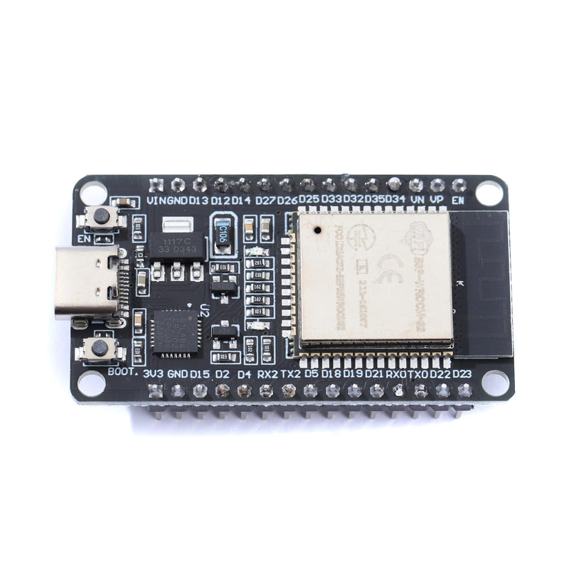 ESP32S ESP32 ESP-WROOM-32 Development Board 2.4GHz Dual-Core WiFi +Bluetooth 2 Function Microcontroller for Arduino (ESP32 30P TYPE-C, 3PCS)
