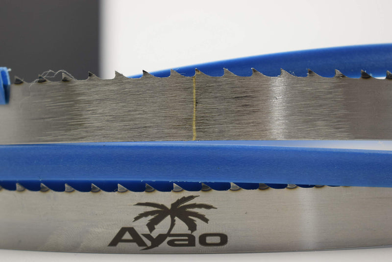 AYAO 111-Inch X 3/4-Inch X 3TPI Hardened Teeth Bandsaw Blade for Rikon 10-324TG 14" Band Saw