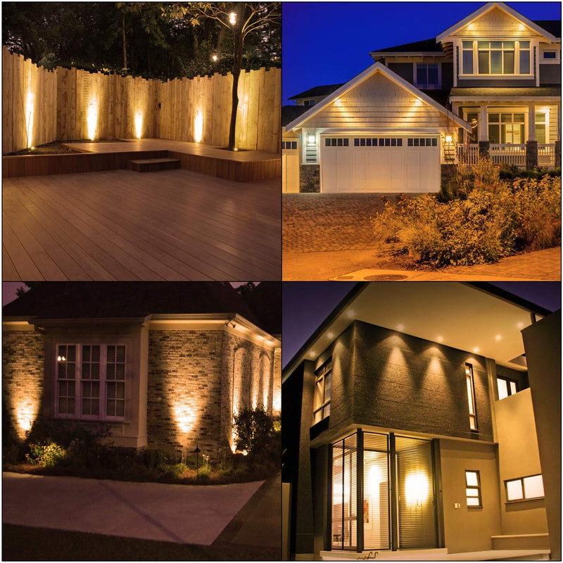 Mlambert 12 Pack MR16 LED Bulbs 50W Halogen Equivalent,2700K Warm White,5W GU5.3 MR16 12V Spotlight Bulb,Non-Dimmable,45° Beam Angle for Landscape 12 Count (Pack of 1)