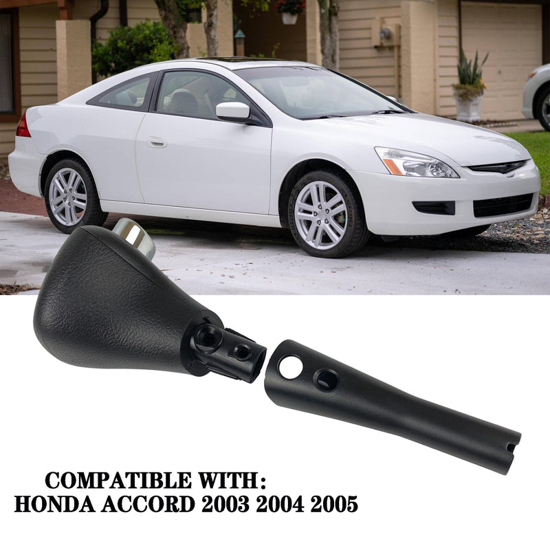 Car Shifter Knob Handle Compatible with 2003 2004 2005 2006 Honda Accord Automatic Gear Shift Handle Lever Replaces 54130-SDA-A84ZB 54130-SDA-A51