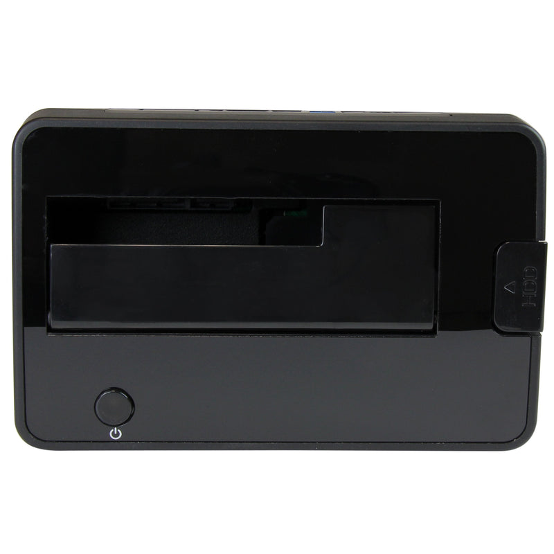 StarTech.com Single Bay USB 3.1 / eSATA to SATA Hard Drive Docking Station, USB 3.1 (10 Gbps) Hard Drive Dock, External 2.5/3.5" SATA III HDD/SSD Top-Loading Hard Drive Bay (SDOCKU313E),Black 2.5/3.5" SATA Drive USB 3.1 (10 Gbps)/eSATA