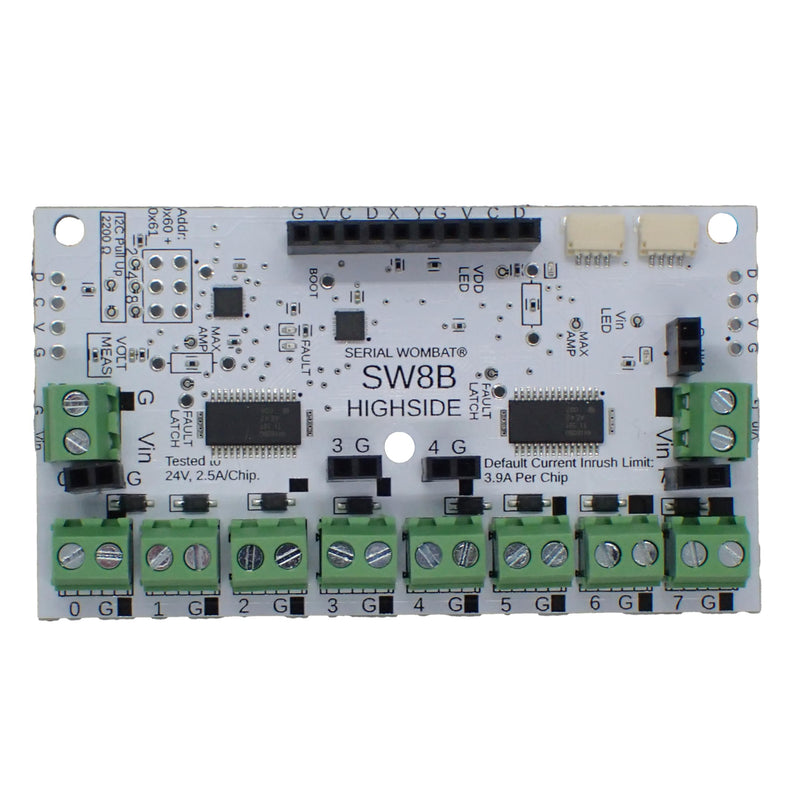 PCB0046 Serial Wombat HSD SW8B I2C Controlled 8 Channel High Side Driver Board (1) 1