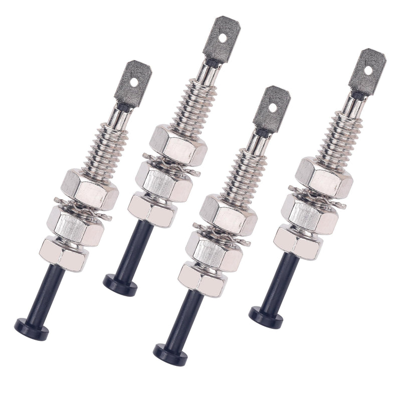 12v Door Pin Switch Car Auto Trunk Alarm Security Hood On Off Momentary 20A 12Vdc Universal Adjustable Bonnet Light Hood Screw 4PCS