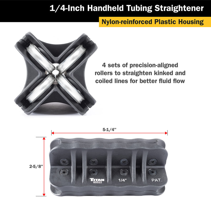 Titan 85522 1/4-Inch Handheld Tubing Straightener