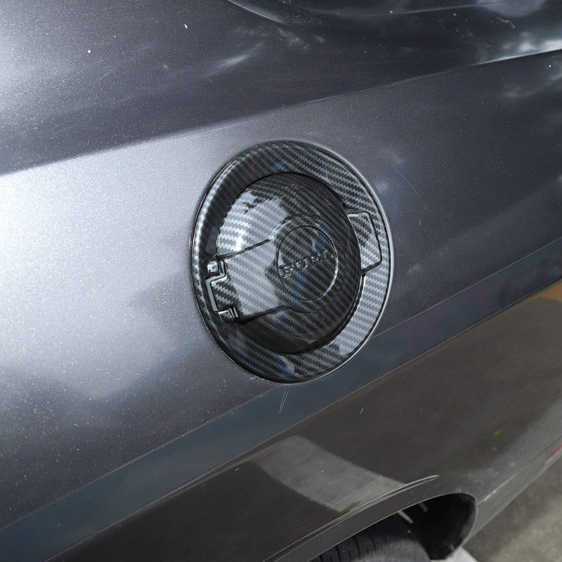 Voodonala for Challenger ABS Carbon Fiber Gas Tank Cap Fuel Filler Tank Cap Petrol Tank Cover Trim for 2009-2026+ Dodge Challenger Exterior Accessories 1pcs ABS