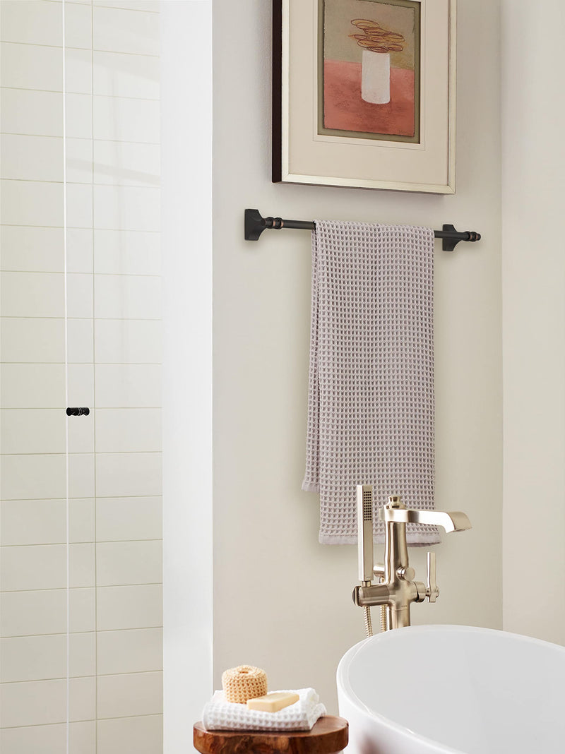 Amerock BH36054ORB | Oil Rubbed Bronze Towel Bar | 24 in (610 mm) Towel Rack | Davenport | Bathroom Towel Holder | Bathroom Hardware | Bath Accessories 24 in. Towel Bar 1-Piece