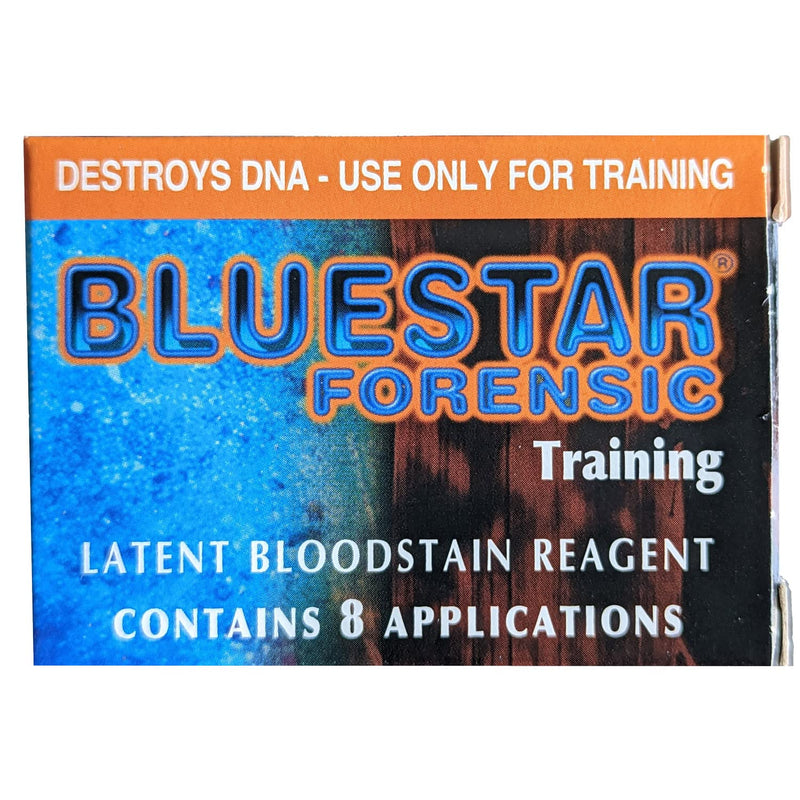 Crime Scene Bluestar Luminol Training Pack (Pack of 8) 8 Pack